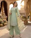 Ht Vol 1 Fancy Fabric Kurti With Bottom Dupatta Wholesalers In Delhi